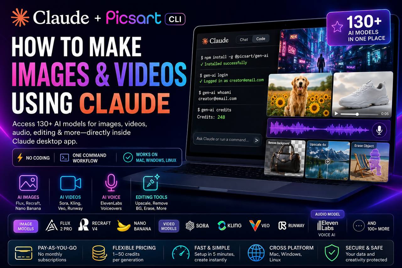 How to Make Images & Videos Using Claude
