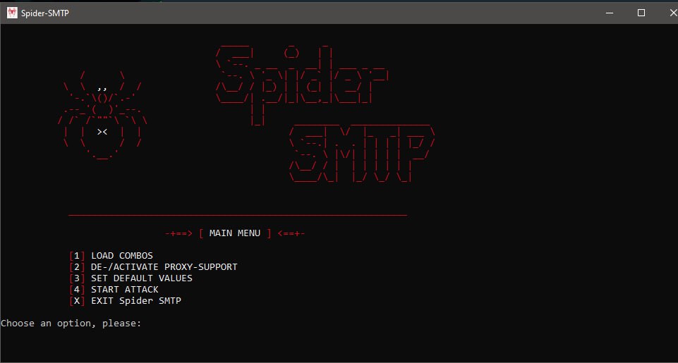Spider SMTP preview